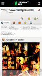 Mobile Screenshot of flowerdesignsworld.deviantart.com