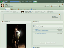 Tablet Screenshot of dkver06.deviantart.com