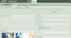 Desktop Screenshot of moniques123.deviantart.com