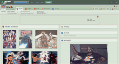 Desktop Screenshot of lenellb.deviantart.com
