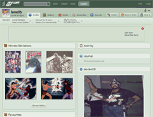 Tablet Screenshot of lenellb.deviantart.com