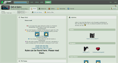 Desktop Screenshot of get-a-sub.deviantart.com