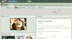 Desktop Screenshot of dimaa.deviantart.com