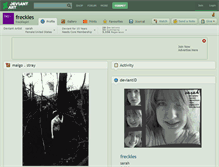Tablet Screenshot of freckles.deviantart.com