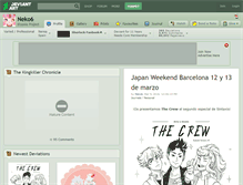 Tablet Screenshot of neko6.deviantart.com
