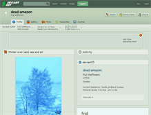 Tablet Screenshot of dead-amazon.deviantart.com