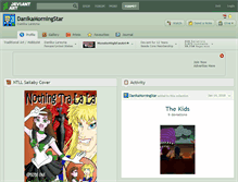 Tablet Screenshot of danikamorningstar.deviantart.com