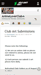 Mobile Screenshot of animeloverclub.deviantart.com