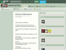 Tablet Screenshot of animeloverclub.deviantart.com