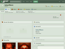 Tablet Screenshot of batsy49beve.deviantart.com