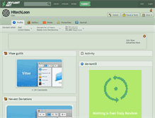 Tablet Screenshot of hitechloon.deviantart.com