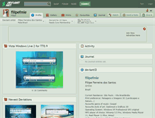 Tablet Screenshot of filipefmle.deviantart.com