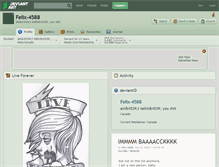 Tablet Screenshot of felix-4588.deviantart.com