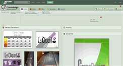 Desktop Screenshot of cronodesign.deviantart.com
