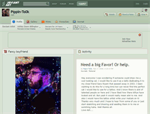 Tablet Screenshot of pippin-to0k.deviantart.com