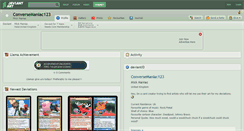 Desktop Screenshot of conversemaniac123.deviantart.com