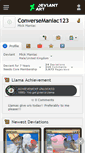 Mobile Screenshot of conversemaniac123.deviantart.com