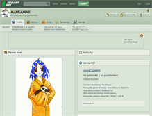 Tablet Screenshot of mangaminx.deviantart.com