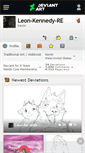 Mobile Screenshot of leon-kennedy-re.deviantart.com