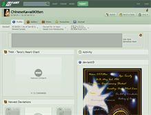 Tablet Screenshot of chinesekawaiikitten.deviantart.com