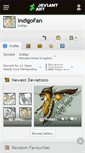 Mobile Screenshot of indigofan.deviantart.com