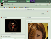 Tablet Screenshot of midonaitoserenitii.deviantart.com