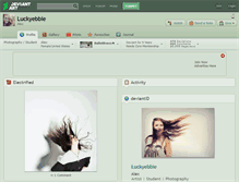 Tablet Screenshot of luckyebbie.deviantart.com