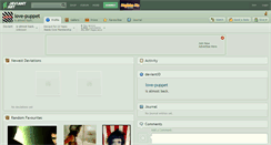 Desktop Screenshot of love-puppet.deviantart.com