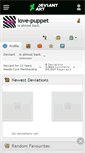 Mobile Screenshot of love-puppet.deviantart.com