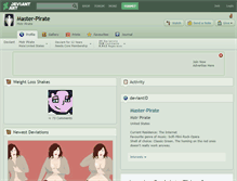 Tablet Screenshot of master-pirate.deviantart.com