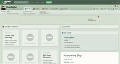 Desktop Screenshot of duskzepher.deviantart.com
