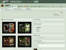 Tablet Screenshot of goggels.deviantart.com