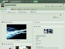 Tablet Screenshot of expressivehearts.deviantart.com