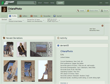 Tablet Screenshot of chiaraphoto.deviantart.com