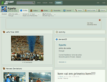 Tablet Screenshot of fcporto.deviantart.com