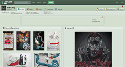 Desktop Screenshot of marcony.deviantart.com