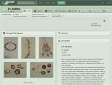 Tablet Screenshot of ev-olution.deviantart.com