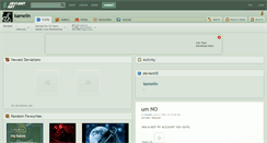 Desktop Screenshot of kamelin.deviantart.com