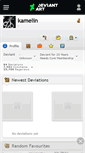 Mobile Screenshot of kamelin.deviantart.com