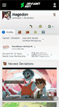 Mobile Screenshot of magedon.deviantart.com