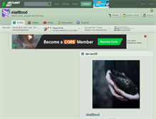 Tablet Screenshot of akaiblood.deviantart.com