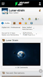 Mobile Screenshot of lunar-strain.deviantart.com