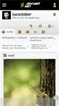 Mobile Screenshot of lucoctober.deviantart.com