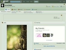 Tablet Screenshot of lucoctober.deviantart.com