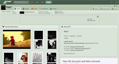 Desktop Screenshot of kiqo7.deviantart.com
