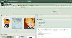 Desktop Screenshot of kyo-fan-club.deviantart.com