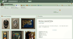 Desktop Screenshot of coalsandembers.deviantart.com