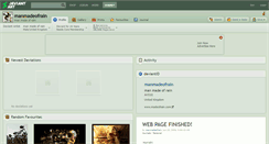 Desktop Screenshot of manmadeofrain.deviantart.com