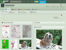 Tablet Screenshot of andreaaras26.deviantart.com