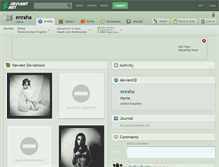Tablet Screenshot of enraha.deviantart.com